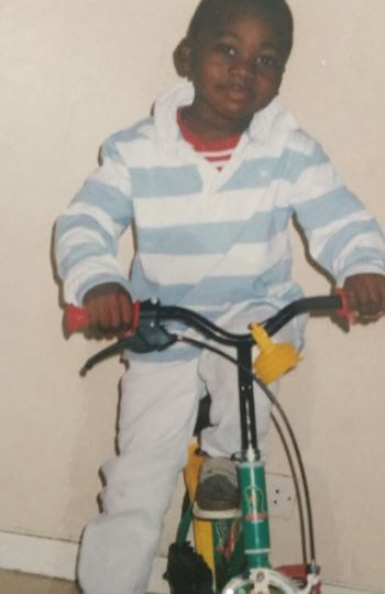 Childhood picture of Youssouf Fofana.